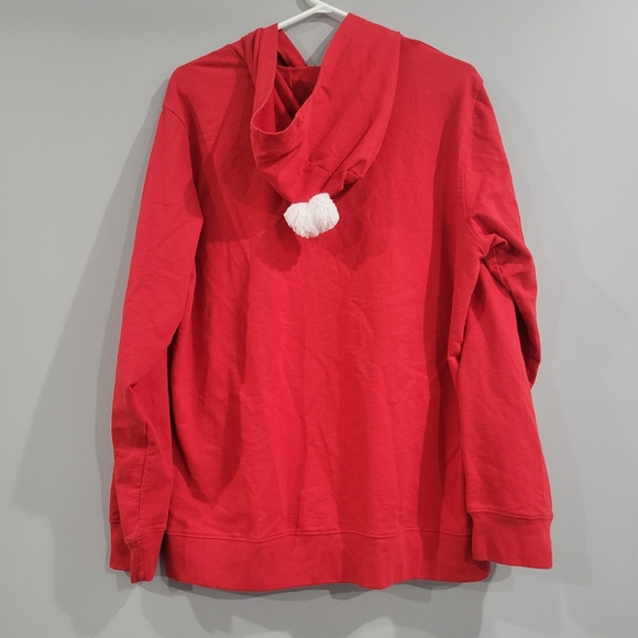 Red Santa Hoodie with Belt Design - Picture 4 of 9